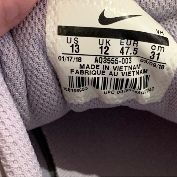 NIKE! NWOT. Grey/White Sneakers/Trainers. Model: AQ3555-003. Size 13. Br… - Picture 12 of 12